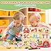 Kalotoys Personalized Wooden Name Puzzle for Toddlers 1-3 - Montessori Farm Animal Sensory Toy, Custom Educational Learning Toys for Toddlers to Boosts Fine Motor Skills, Perfect Birthday Gift