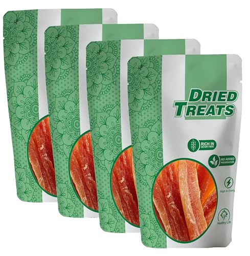 Image of Dried Treats Dried Fruits Nuts And Seeds (Dried Papaya, 800 grams (4X200G))