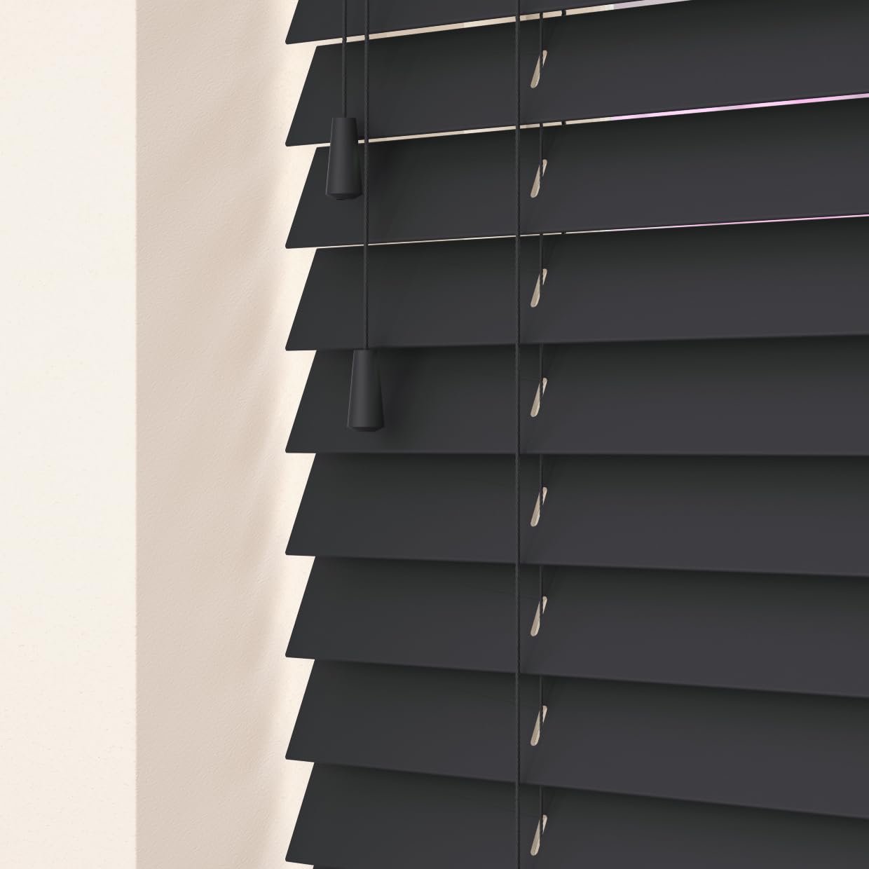 Hand Made To Measure REAL WOOD Venetian Blinds - British Made - by HOMESMART BLINDS - Many Colours (Empire)