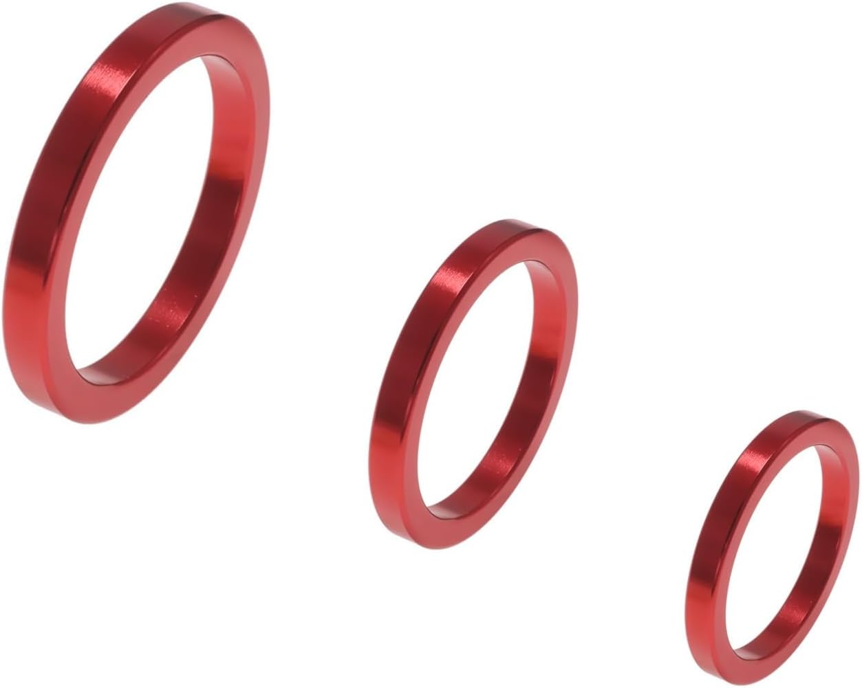 3-Piece Set of Lightweight Fitness Stretch Accessories for Men, 5 Colors, 40mm/45mm/50mm-USZF86 (Red)