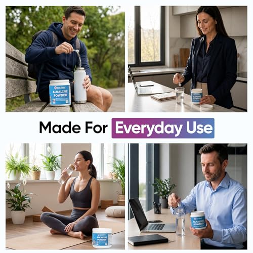 Image of Sodium Bicarbonate Powder Supports pH Balance - Potassium Bicarbonate Slow Release Formula for Better Absorption - Bicarb Potassium Powder Helps Reduce Body Acid - Bicarbonato De Sodio Supplement