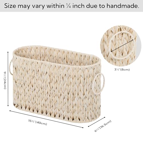 Grannysaystoiletpaperstoragetoiletpaperbasketforbathroomstoragetoiletpaperholderstandtoiletpaperorganizerfor6magerollswickerstoragebasketfreestandingbuttermilk Urban Country Home Decor Granny says toilet paper storage toilet paper basket for bathroom storage toilet paper holder stand toilet paper organizer for 6 mage rolls wicker storage basket free standing butter milk urban country home decor