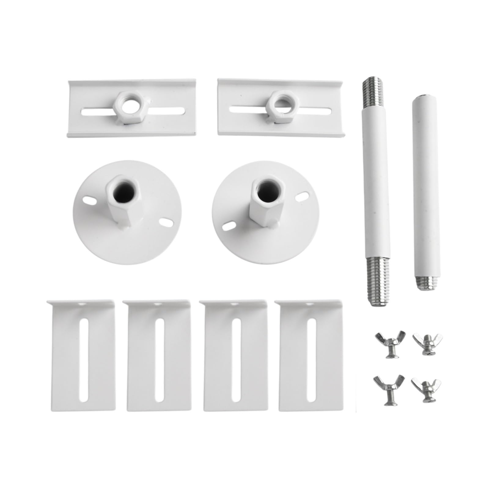 Soportes De Suelo para Radiadores Juego de 2 uds. De Soporte for radiador, Suelo Aluminio, for, fijación Vertical Ajustable, for doméstico(Adjustable 16-21 cm)