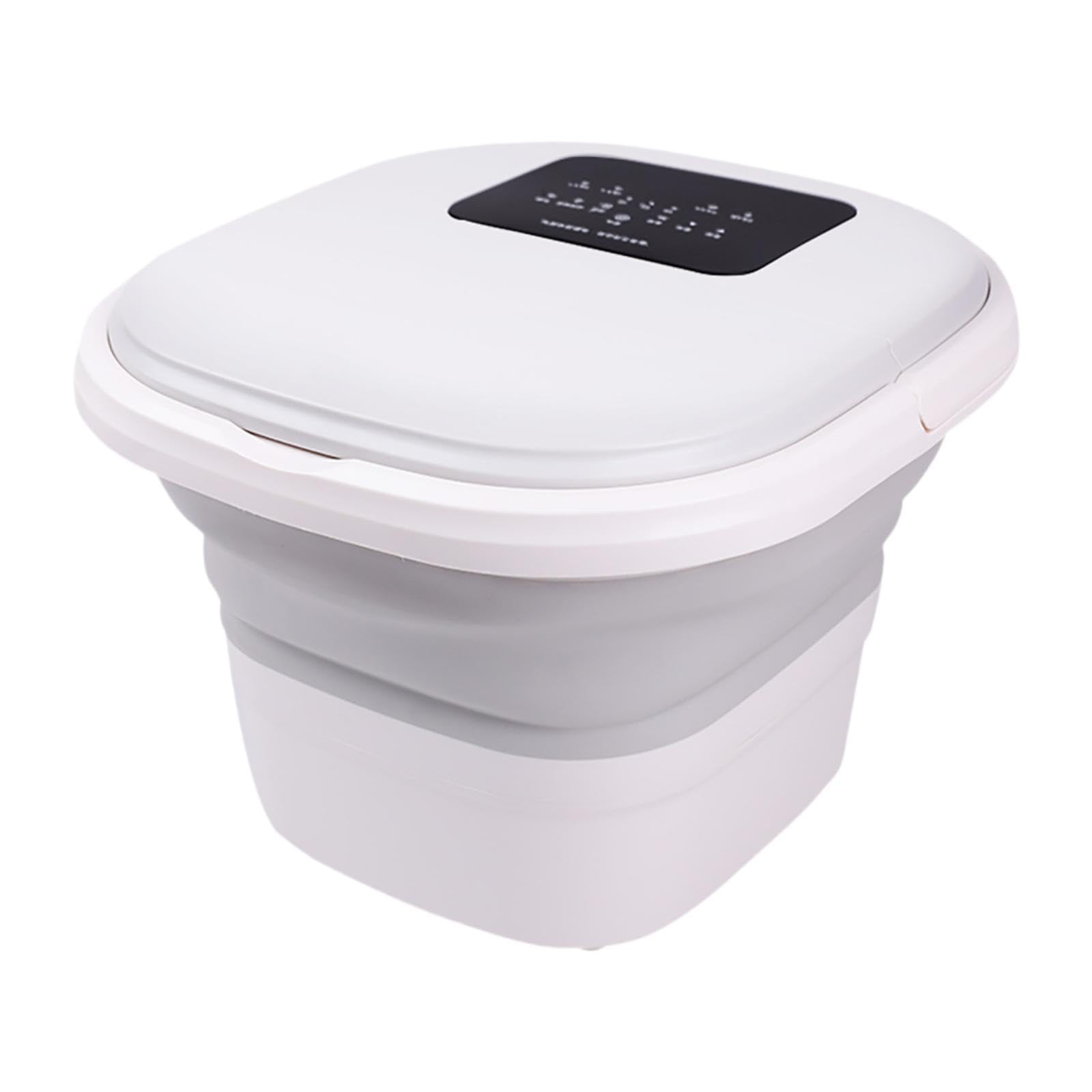 Vasca Piedi Riscaldata Vasca Leggera Secchio Pediluvio Bacinella Pediluvio con Piegatura Facile E Controlli Touch in Pp Resistente Adatta a Casa