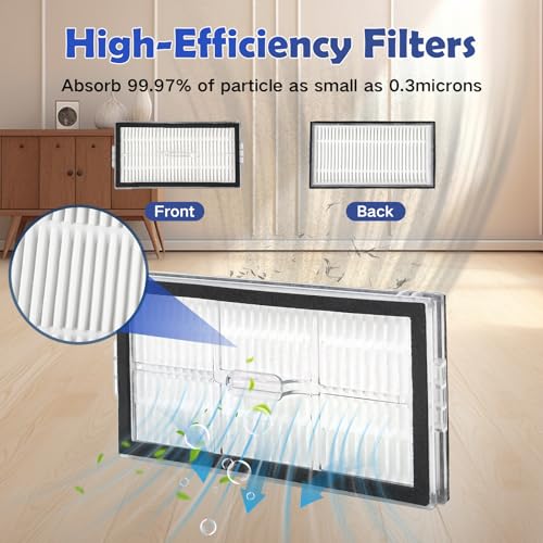 Image of 28 Pack Accessories Kit for Roborock Saros 20, Saros 10R, Qrevo CurvX | Qrevo Curv 2 Pro, Qrevo Edge 2 Robot Vacuum Replacement Parts, 2 Main Brushes 4 Filters 6 Side Brushes 6 Mop Pads 6 Dust Bags