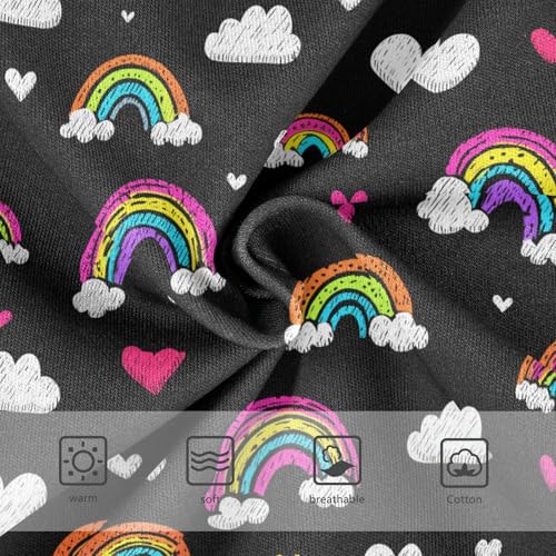 Girls Underwear Soft Cotton Rainbow Kids Panties in Sizes 2/3t, 4t, 5t, 6 and 83