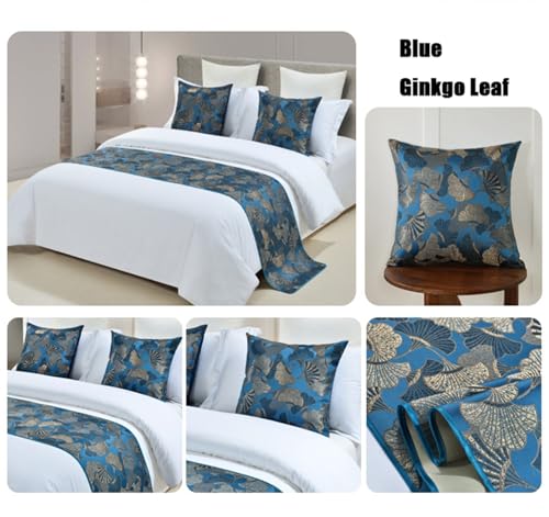 Drapeau de lit d'hôtel géométrique 45x180 cm pour décoration de chambre à coucher