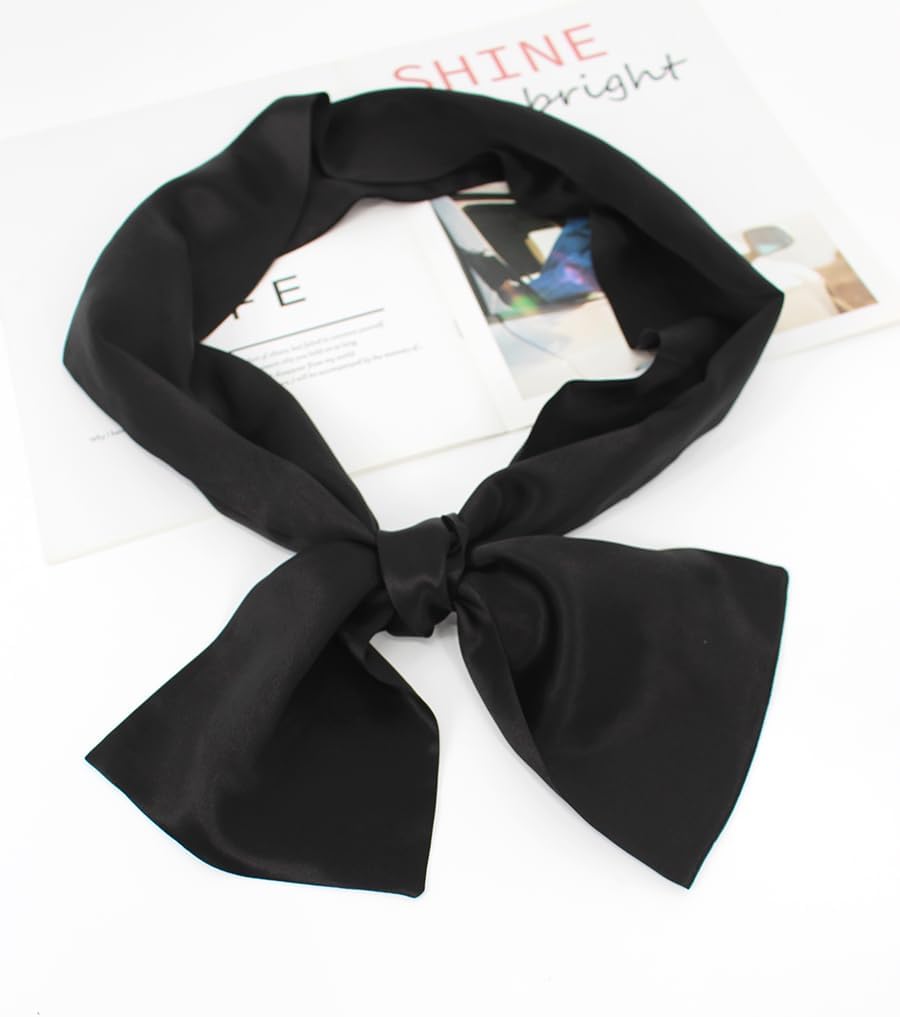 ANDANTINO 100% Silk Scarf for Women 58”*6.3” Long Shawls for Headscarf and Neck- Oblong Hair Wraps with Gift Packed - Image 5