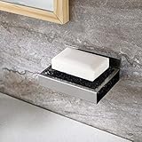 seifenablage dusche ohne bohren Hergestellt aus rostfreiem Edelstahl SUS 304, der sowohl korrosionsbeständig als auch kratzfest und haltbarer