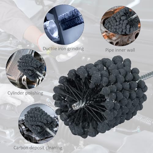 Image of Cylinder Hone, 240 Grit Silicon Carbide, 3 1 /2 inch (89mm) Diameter Ball Hone