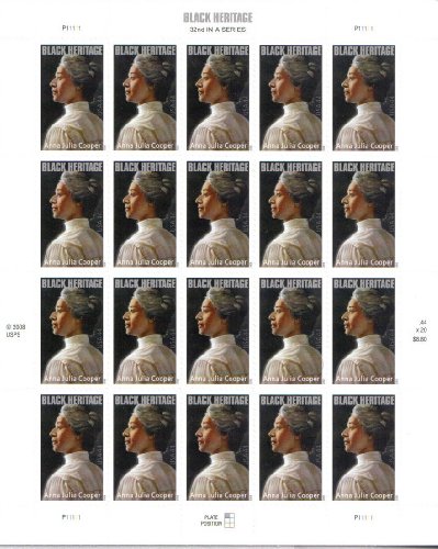 Anna Julia Cooper Black Heritage - Philosophy Sheet of Twenty 44 Cent Stamps Scott 4408