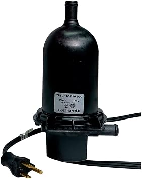 ORIGINAL HOTSTART Engine Heater TPS051GT10-000 - Coolant preheater | 120v kW 0.5 AMPS 4.2 60Hz | ON 100F 38C OFF 120F 49C