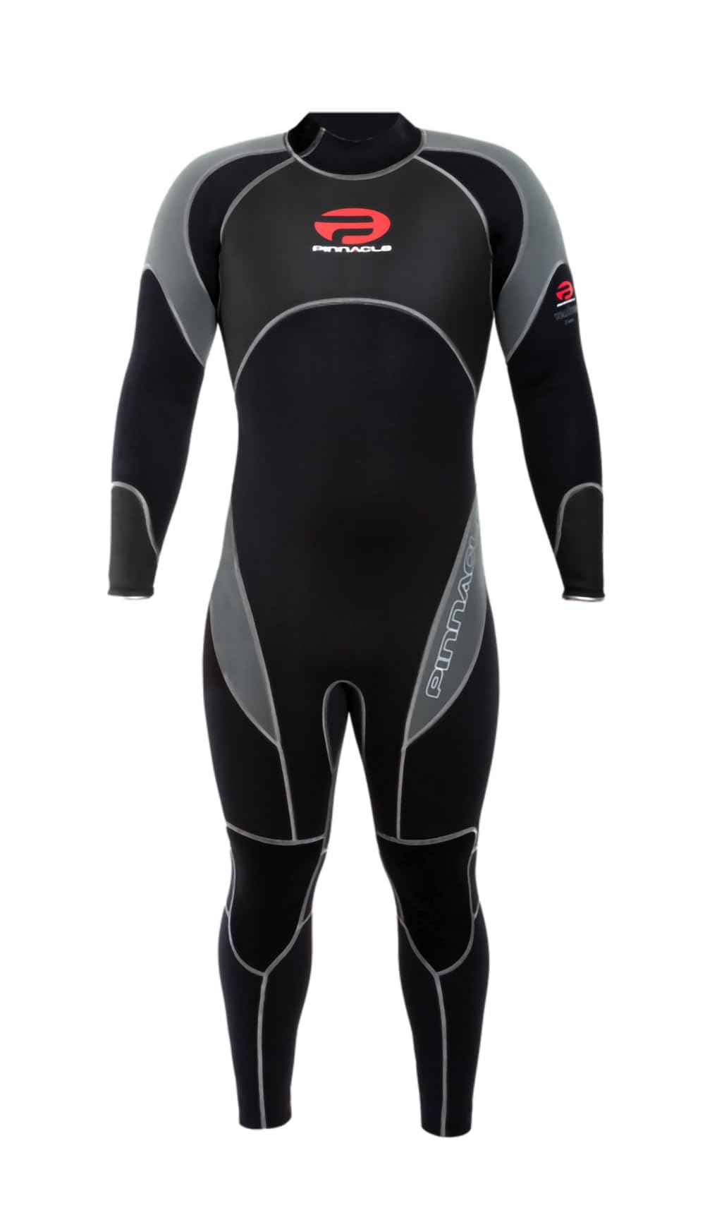 Pinnacle Venture 3mm Men's Wetsuit, Black/Grey, Medium