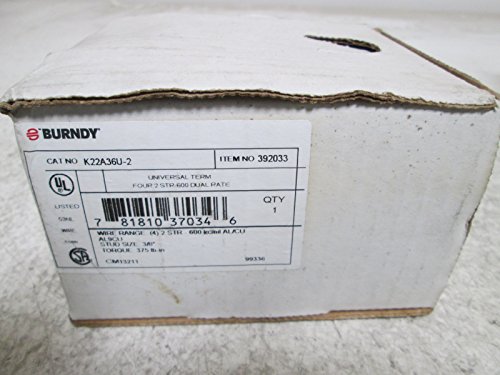 Mechanicl Conn, 600 kcmil to 2 AWG, 4 Cond