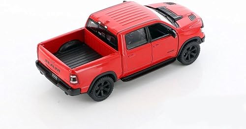 Miniatura 3 de Dodge Ram 2019 Carmesí Rojo 1500 Pickup Truck146 O Scale Camión Diecast Truck