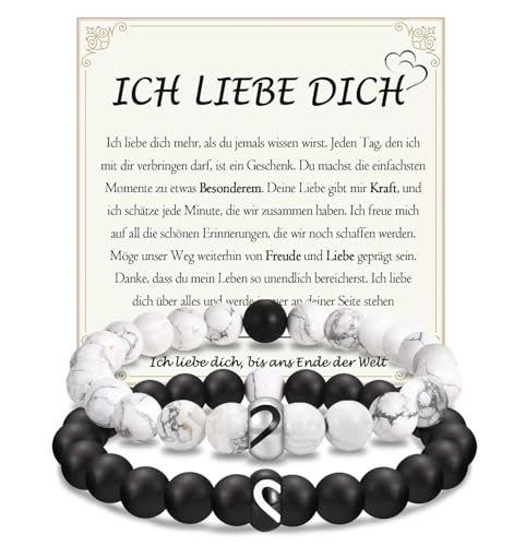 FAOMZQ Paar Geschenke für Beide, Partner Geschenk für Sie Meine Frau Ehefrau Freundin, Ich Liebe Dich Geschenk für Ihn Meinen Mann Ehemann Freund zum Geburtstag Weihnachten Jahrestag Valentinstag