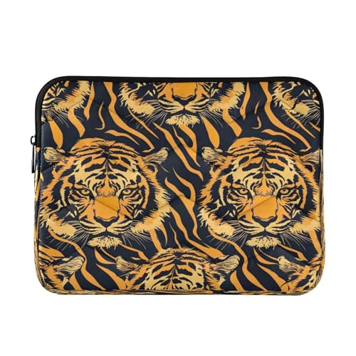 Funda para portátil de 13-14 pulgadas impermeable con diseño Tiger