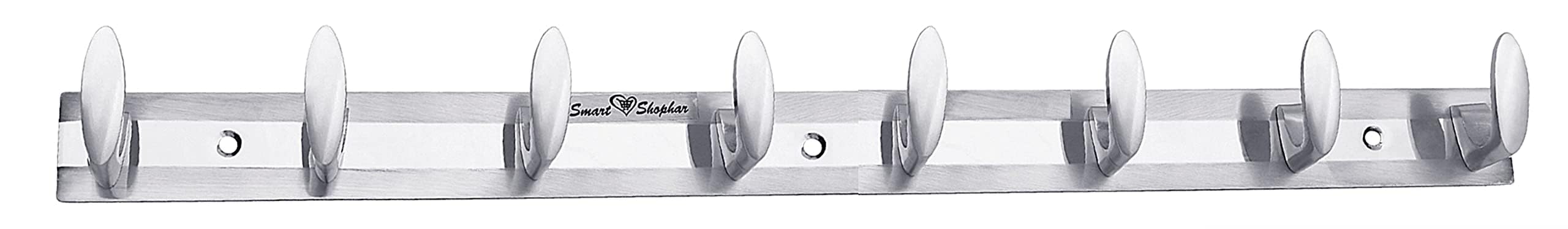 Smart Shophar Trums Wall Hook 5 Legs Silver, Pack of 1 / Heavy Duty Hanger for Hanging Keys, Cup, Coat, Hat, Kitchens Towel in Bathroom and Office/Screws with Plastic Plugs-picture-12