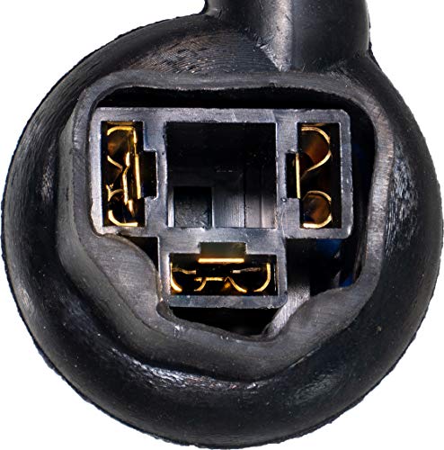 APDTY 95801 High Temperature Headlight Head Lamp Bulb Socket Pair; Includes Front Left & Right Sockets; For Use With Bulb Part Number: 4000, 4652, 4656, 5006, 6014, 6015, 6024, 6052, 6054, 9003