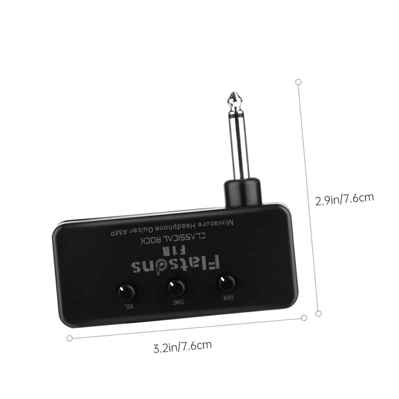 HEMOTON 1Set Miniature Headphone Guitar Amp Bass Amplifier for Practice Lightweight Design for Performances Guitarists The Go