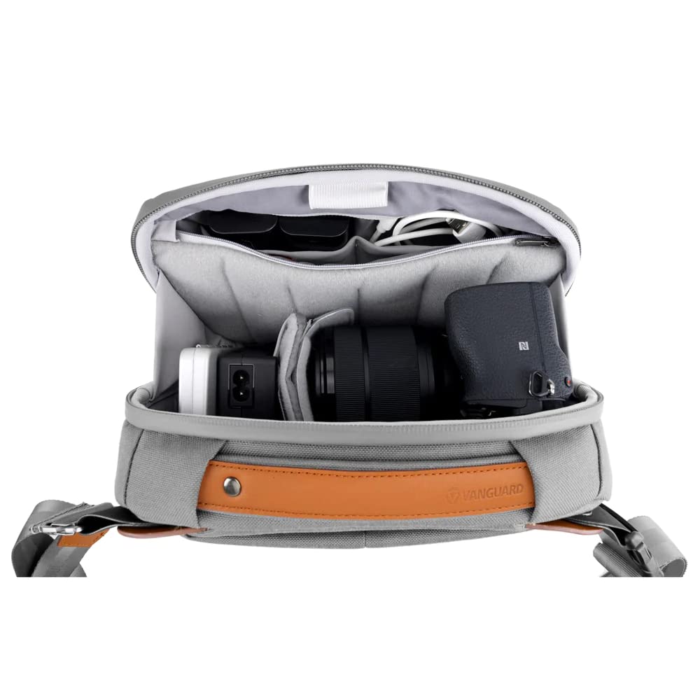 VANGUARD Veo City CB 24GY torba na fotografa, ze smartfonem i akcesoriami, szara