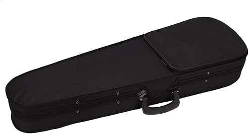 Miniatura 5 de Juego de violín acústico 44, hecho a mano, para estudiantes, paquete para principiantes, estuche de transporte, arco y colofonia (rosa)