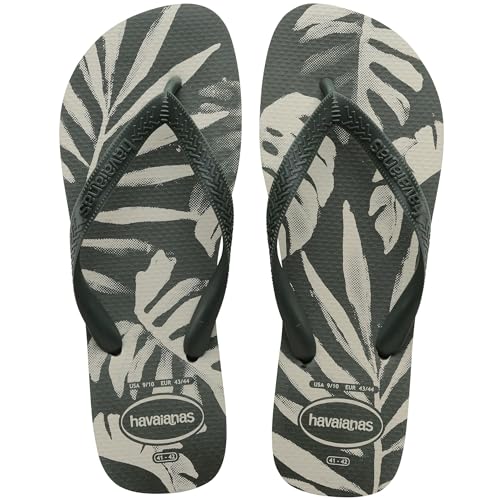 Havaianas メンズ アロハ サンダル グリーン オリーブ ビーチサンダル, グリーンオリーブ。, 11