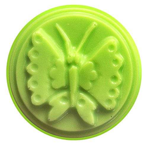 Small Round Butterfly Sealed Poly Bag, with Exclusive Copyrighted Melt & Pour Soap Molding Instructions