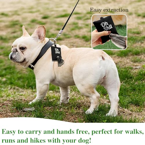 WUMUZAI 2 Pack Dog Poop Bag Dispenser with Clip, Doggie Poop Bag Holders for Leashes Dog Waste Bag Dispenser - Image 3