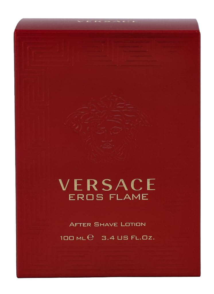 Amazon.com: Versace EROS FLAME after shave 100 ml / 3.4 oz GLASS