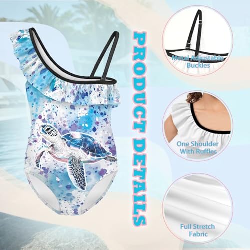 Image of Yzaoxia Girls One Piece Swimsuits Bathing Suit for Kids Swimwear 3-14Y