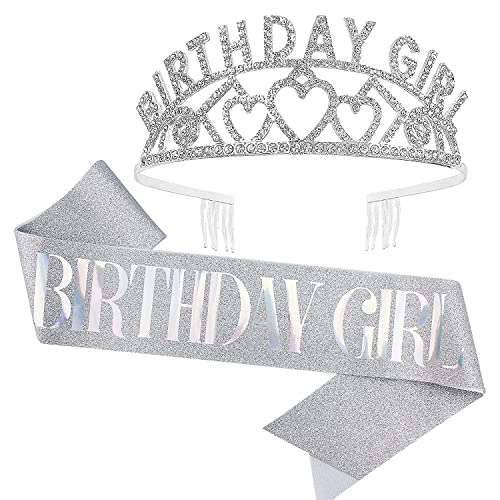 Amtidy Solid Color Vintage Modern Style Elastic Women's Rhinestone Crown Tiara, Bridal Wedding Dance Party Birthday Party Women's Headband Tiara, Queen Tiara With Comb（Silver）