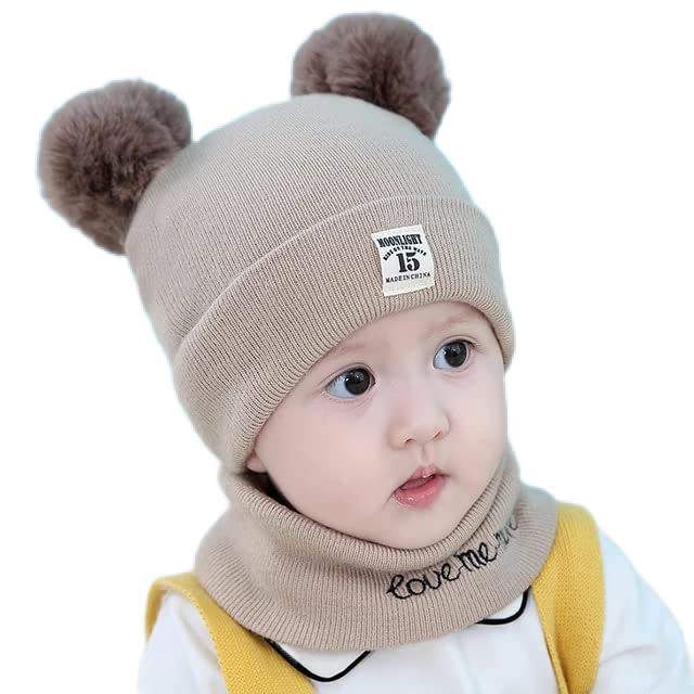 Genericunisex Kids Knit Winter Hat Scarf Set For Desertcart