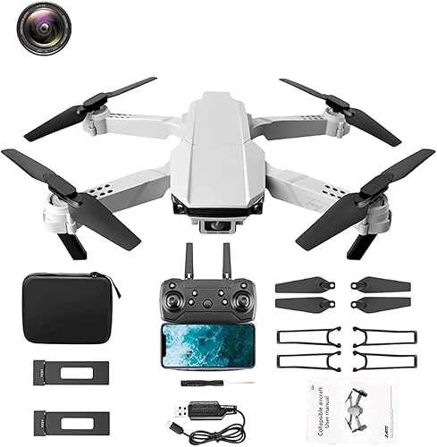 INDYAH Foldable Drone, 4K Mini Camera Remote Control Aircraft, Flying Time up to 40 Minutess