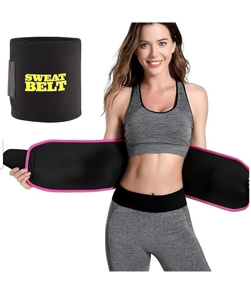 HORSE FIT Sweat Belt for Men & Women Belly Fat Made of Neoprene, Stomach Belt for Men and Women Non-Tearable, Sauna Belt for Tummy Exercise Fitness Waist Trainer (Waist SIze:- 24 to 44 CM) Black (B0D8HWGQ98) Amazon Price History, Amazon Price Tracker