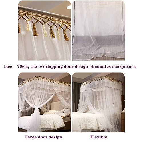 Cortinas retráctiles para cama: crea un dormitorio de princesa 6