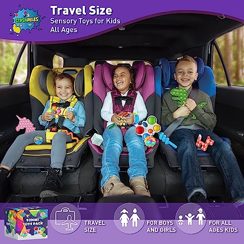 Sensory Fidget Toys Pack - 75Pcs Stress Relief And Anti Anxiety Toys For Kids - Cool Fidget Packs With Stress Balls, Fidget Cube, & More For Party Favors, Prizes, Travel, & Pinata Stuffers #TOP5