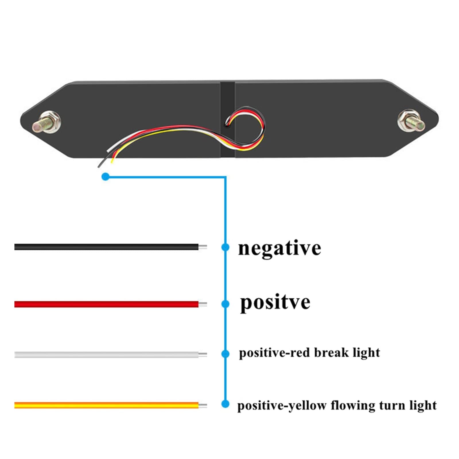 Luces Cola Trasera 2 Uds Señal Giro Dinámica Coche Camión Luz Trasera Secuencial Luz Freno Trasera Lámpara Señal Inversa Luces Remolque Tractor 12v-24v Luz Trasera