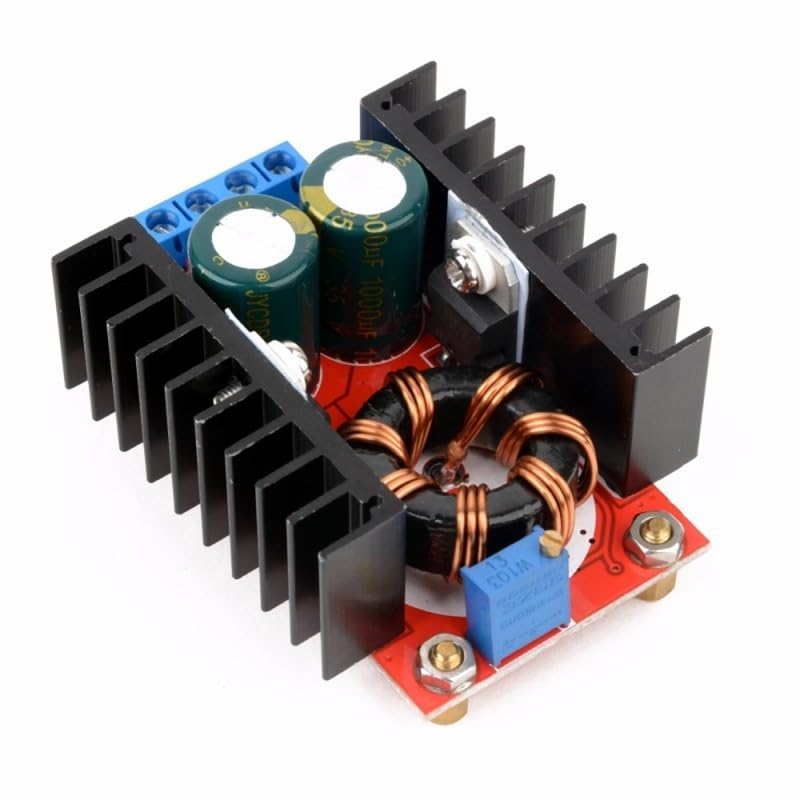 DC-DC Step-Up Boost Converter Module, 150W, 10-32V to 12-35V, 6A Adjustable Power Supply, Voltage Regulator-image-40