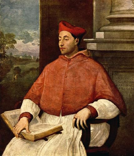 Affiche Toile Portrait du Cardinal Antonio Pallavicini art mural