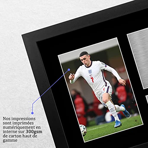 Impression photo Phil Foden Angleterre autographe signé A4 - 4