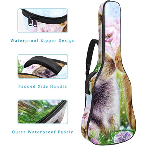 Hondank Housse de transport étanche pour guitare avec bandoulière réglable, Multicolore 04, 42.9×16.9×4.7 in, Organiseur… - Les Beatles, Paul McCartney, John Lennon, RIngo Starr, George Harrison Hondank Housse de transport étanche pour guitare avec bandoulière réglable, Multicolore 04, 42.9x16.9x4.7 in, Organiseur… – Image 5