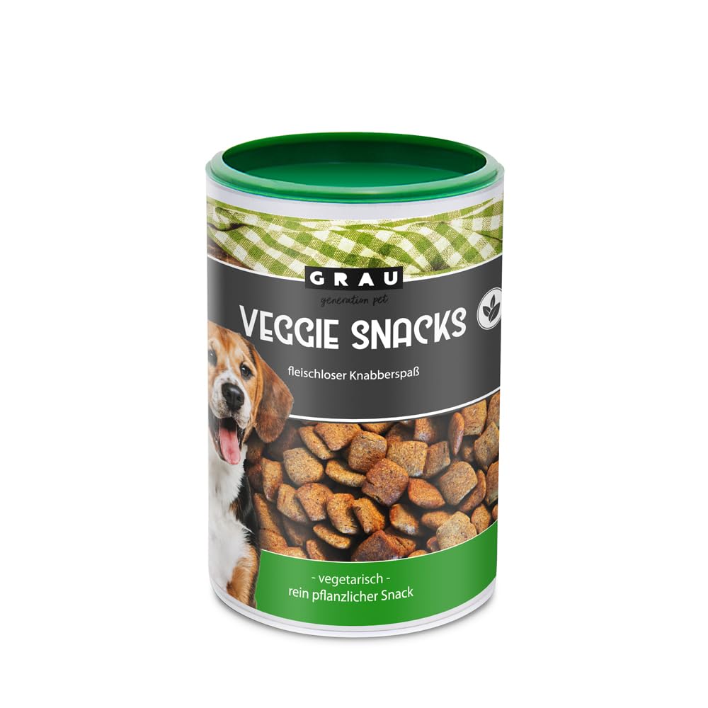 GRAU – El Original – Snacks Vegetarianos sin Cereales para Perros – Veggie Snacks, Pack Individual (1 x 400 g), alimento complementario para Perros