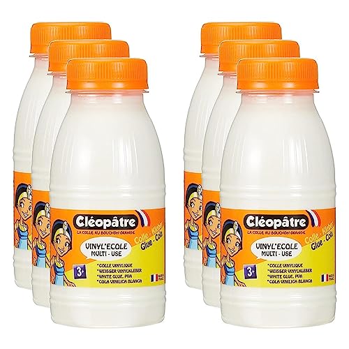 CLÉOPÂTRE Lot de 6 Colles Vinylique