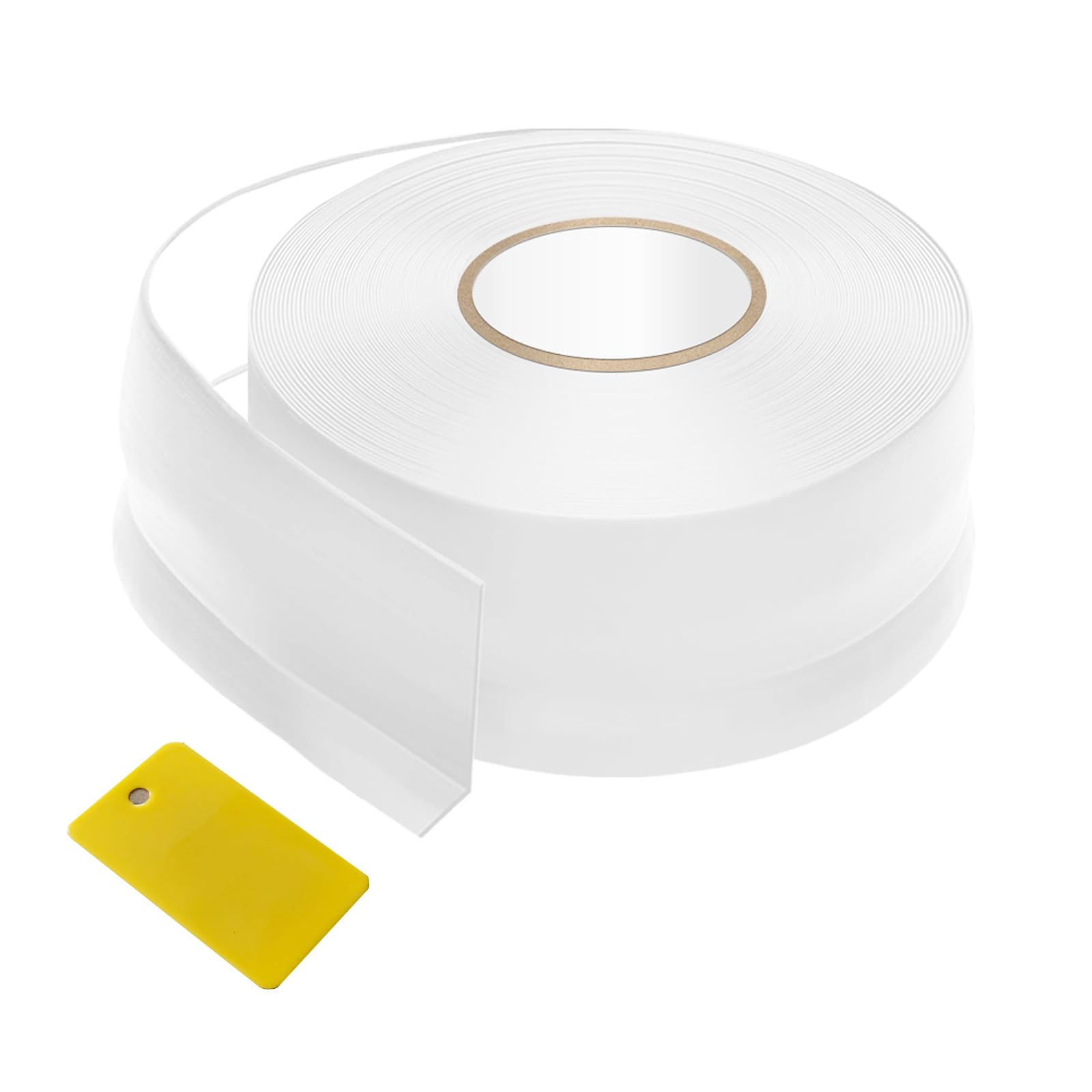 White Self Adhesive Skirting Board PVC 50x20mm 7m Skirting