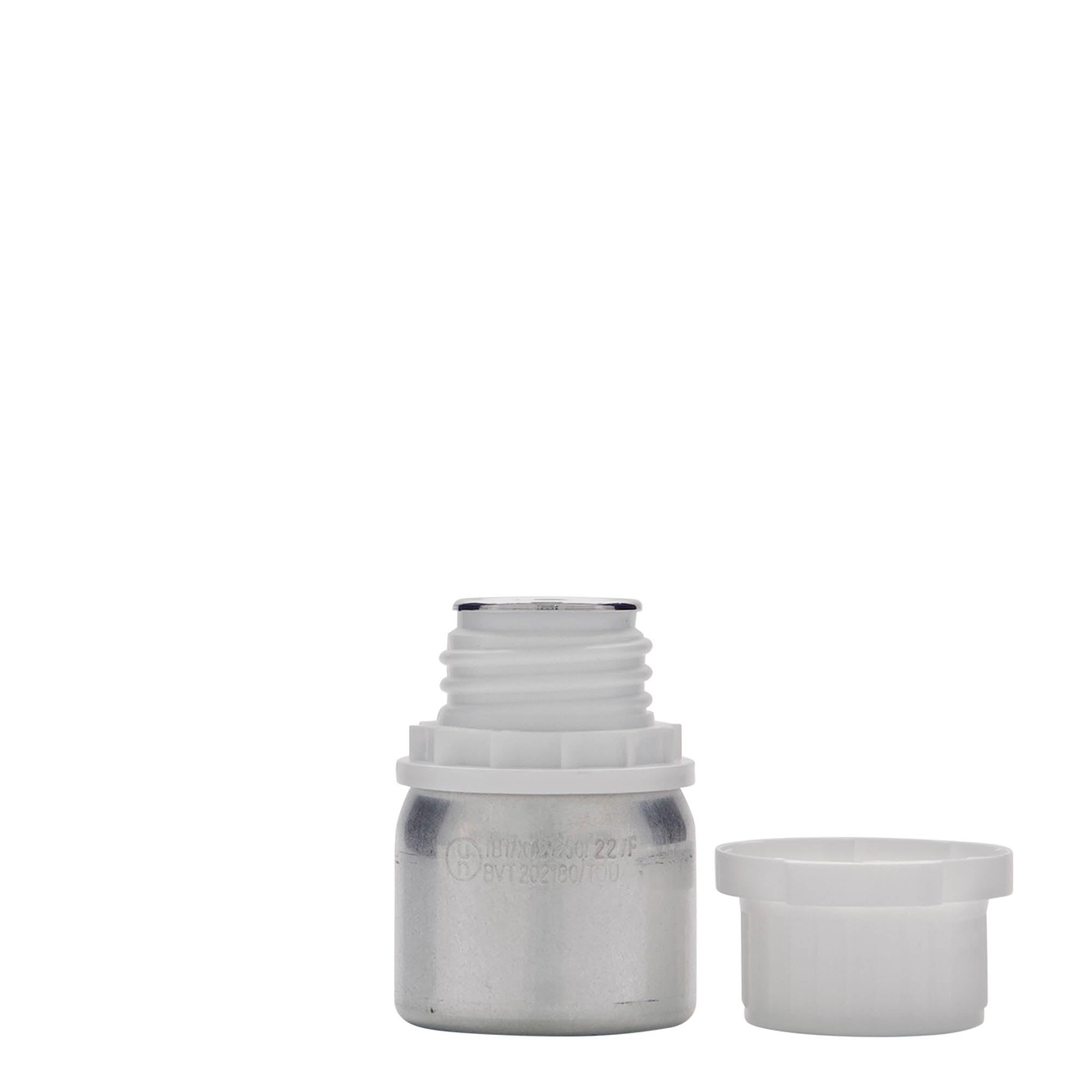 Zestaw butelek aluminiowych 50 ml, 24 sztuki, z nakrętką, do cieczy światłoczułych