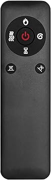 Replacement Remote Control Compatible with R.W.Flame Electric Fireplace,Compatible with Antarctic Star,Eueiriup,Bossin Fireplace Remote