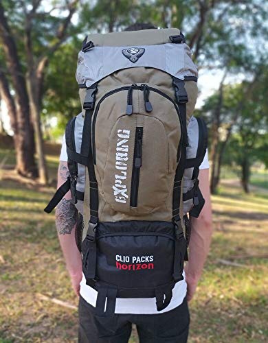 MOCHILA CARGUEIRA VIAGEM CAMPING/TRILHA/PESCA IMPERMEÁVEL 55L