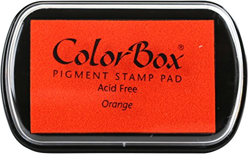 ColorBox - Tampón para Sellos (Tinta pigmentada, tamaño Completo), Color Rosa