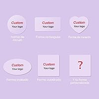 Vista 6 de Calcomanías personalizadas, transparentes, impermeables, personalizadas, texto, imagen, foto, etiquetas transparentes, 10, 100, 200